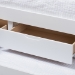 Baxton Studio Linna Modern and Contemporary White-Finished Daybed with Trundle - MG8006-White-Twin