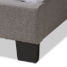 Baxton Studio Odette Modern and Contemporary Light Grey Fabric Upholstered Full Size Bed - CF8747-S-Light Grey-Full