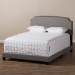 Baxton Studio Odette Modern and Contemporary Light Grey Fabric Upholstered Full Size Bed - CF8747-S-Light Grey-Full