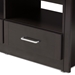Baxton Studio Ryleigh Modern and Contemporary Wenge Brown Finished TV Stand - MH8072-Wenge-TV