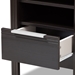 Baxton Studio Hamish Modern and Contemporary Wenge Brown Finished 1-Drawer Nightstand - MH5050-Wenge-NS