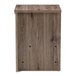 Baxton Studio Laverne Modern and Contemporary Oak Brown Finished 1-Drawer Nightstand - MH5056-Oak-NS