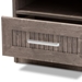 Baxton Studio Gallia Modern and Contemporary Oak Brown Finished 1-Drawer Nightstand - MH5063-Oak-NS