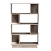 Baxton Studio Teagan Modern and Contemporary Oak Finished Display Bookcase - MH1165-Oak-Bookcase
