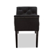 Baxton Studio Chandelle Luxe and Contemporary Black Velvet Upholstered Bench - WS-5809-Black-Bench