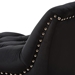 Baxton Studio Chandelle Luxe and Contemporary Black Velvet Upholstered Bench - WS-5809-Black-Bench
