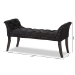 Baxton Studio Chandelle Luxe and Contemporary Black Velvet Upholstered Bench - WS-5809-Black-Bench