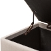 Baxton Studio Michaela Modern and Contemporary Beige Fabric Upholstered Storage Ottoman - WS-20091-Beige-OTTO