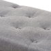 Baxton Studio Michaela Modern and Contemporary Grey Fabric Upholstered Storage Ottoman - WS-20091-Grey-OTTO