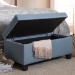 Baxton Studio Michaela Modern and Contemporary Light Blue Fabric Upholstered Storage Ottoman - WS-20091-Light Blue-OTTO