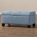 Baxton Studio Michaela Modern and Contemporary Light Blue Fabric Upholstered Storage Ottoman - WS-20091-Light Blue-OTTO