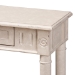 Baxton Studio Ariella Country Cottage Farmhouse Whitewashed 1-Drawer Console Table - RAM19-Whitewashed-ST