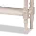 Baxton Studio Ariella Country Cottage Farmhouse Whitewashed 1-Drawer Console Table - RAM19-Whitewashed-ST