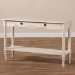 Baxton Studio Ariella Country Cottage Farmhouse Whitewashed 1-Drawer Console Table - RAM13-Whitewashed-ST