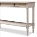 Baxton Studio Ariella Country Cottage Farmhouse Whitewashed 1-Drawer Console Table - RAM13-Whitewashed-ST