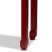 Baxton Studio Melodie Classic and Antique Red Finished Wood Bronze Finished Accents 6-Drawer Console Table - MIN22-Red-ST