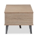 Baxton Studio Pierre Mid-Century Modern Oak and Light Grey Finished Wood Coffee Table - SECFT3001-Hana Oak/Light Grey-CT