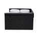 Baxton Studio Alena Modern and Contemporary Dark Grey Fabric Upholstered Full Size Daybed with Trundle - CF8825-Dark Grey-Daybed-F/T