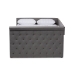 Baxton Studio Alena Modern and Contemporary Grey Fabric Upholstered Full Size Daybed with Trundle - CF8825-Grey-Daybed-F/T