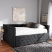 Baxton Studio Amaya Modern and Contemporary Dark Grey Fabric Upholstered Queen Size Daybed - CF8825-C-Dark Grey-Daybed-Q