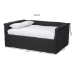 Baxton Studio Amaya Modern and Contemporary Dark Grey Fabric Upholstered Queen Size Daybed - CF8825-C-Dark Grey-Daybed-Q