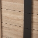 Baxton Studio Lisen Mid-Century Modern Light Oak and Grey 5-Drawer Chest - SECOD305US-Hana Oak/Dark Grey-5DW-Chest