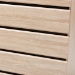 Baxton Studio Miren Mid-Century Modern Light Oak and Dark Grey 5-Drawer Chest - SECOD5014-Hana Oak/Dark Grey-5DW-Chest