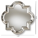 Baxton Studio Catia Art Deco Antique Silver Finished Quatrefoil Accent Wall Mirror - RXW-5809