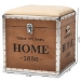 Baxton Studio Violetta Vintage Industrial Beige Fabric Upholstered Wood Storage Trunk Ottoman - DSG17A102-Beige-Ottoman