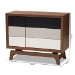 Baxton Studio Svante Mid-Century Modern Multicolor Finished Wood 6-Drawer Chest - WI1704-Walnut/White/Grey-6DW-Chest