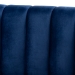 Baxton Studio Milena Glam Royal Blue Velvet Fabric Upholstered Gold-Finished Sofa - TSF5504A-Dark Royal Blue/Gold-SF