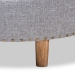 Baxton Studio Vinet Modern and Contemporary Light Gray Fabric Upholstered Natural Wood Cocktail Ottoman - JY17A200-Light Grey-Otto
