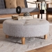 Baxton Studio Vinet Modern and Contemporary Light Gray Fabric Upholstered Natural Wood Cocktail Ottoman - JY17A200-Light Grey-Otto