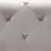 Baxton Studio Calvetti Modern and Contemporary Slate Gray Velvet Fabric Upholstered Button-Tufted Cocktail Ottoman - 533-Slate Grey-Otto