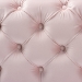Baxton Studio Avara Glam and Luxe Light Pink Velvet Fabric Upholstered Gold Finished Button Tufted Ottoman - TSFOT029-Light Pink/Gold-Otto