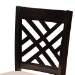 Baxton Studio Caron Modern and Contemporary Sand Fabric Upholstered Espresso Brown Finished Wood Counter Height 2-Piece Pub Chair Set - RH317P-Sand/Dark Brown-PC