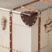 Baxton Studio Bechet French Industrial Silver Metal Storage Trunk - NCC2802M-Silver-Ottoman