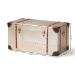 Baxton Studio Bechet French Industrial Silver Metal Storage Trunk - NCC2802M-Silver-Ottoman