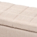 Baxton Studio Fera Modern and Contemporary Beige Fabric Upholstered Storage Ottoman - WS-2005-P-Beige-OTTO