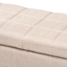 Baxton Studio Fera Modern and Contemporary Beige Fabric Upholstered Storage Ottoman - WS-2005-P-Beige-OTTO