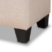 Baxton Studio Fera Modern and Contemporary Beige Fabric Upholstered Storage Ottoman - WS-2005-P-Beige-OTTO