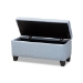 Baxton Studio Fera Modern and Contemporary Light Blue Fabric Upholstered Storage Ottoman - WS-2005-P-Light Blue-OTTO
