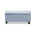 Baxton Studio Fera Modern and Contemporary Light Blue Fabric Upholstered Storage Ottoman - WS-2005-P-Light Blue-OTTO