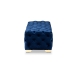 Baxton Studio Avara Glam and Luxe Royal Blue Velvet Fabric Upholstered Gold Finished Button Tufted Bench Ottoman - TSFOT028-Dark Royal Blue/Gold-Otto