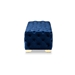 Baxton Studio Avara Glam and Luxe Royal Blue Velvet Fabric Upholstered Gold Finished Button Tufted Bench Ottoman - TSFOT028-Dark Royal Blue/Gold-Otto