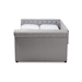 Baxton Studio Mabelle Modern and Contemporary Gray Fabric Upholstered Queen Size Daybed - Ashley-Grey-Daybed-Queen