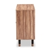 Baxton Studio Valina Modern and Contemporary 2-Door Wood Entryway Shoe Storage Cabinet - FP-1805-5008