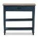 Baxton Studio Dauphine French Provincial Blue Spruce Fiinished Wood Accent Console Table - CHR10VM/M B-C-Blue Spruce