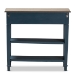 Baxton Studio Dauphine French Provincial Blue Spruce Fiinished Wood Accent Console Table - CHR10VM/M B-C-Blue Spruce
