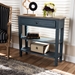 Baxton Studio Dauphine French Provincial Blue Spruce Fiinished Wood Accent Console Table - CHR10VM/M B-C-Blue Spruce